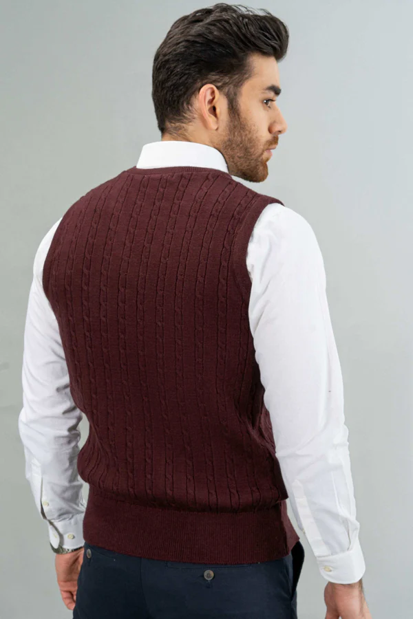 SLEEVELESS SWEATER - 2